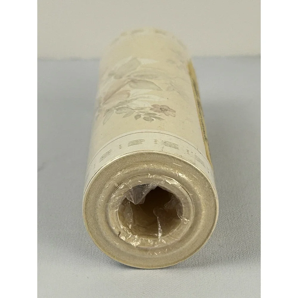 Vintage Floral Wallpaper Border Roll 15 Ft Cottagecore Shabby Chic NOS